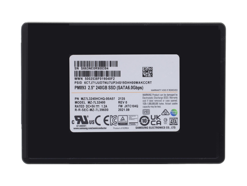 SSD Samsung PM893 240GB 2.5" SATA TLC, MZ7L3240HCHQ-00A07