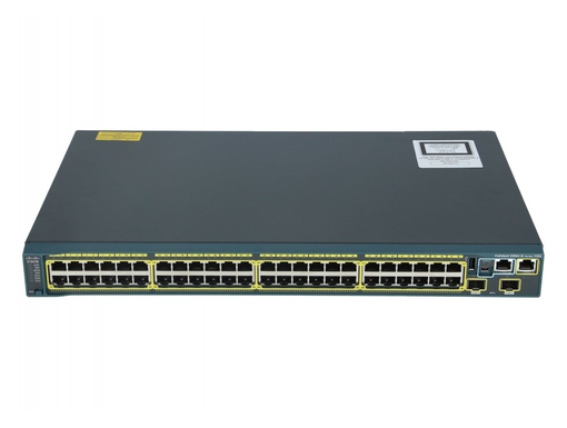 Коммутатор Cisco 48 GigE PoE+ LanBase 2 x 10G SFP, WS-C2960S-48LPD-L