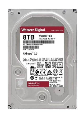 HDD WD Original SATA-III 8 ТБ Red Pro (7200rpm) 256Mb 3.5" WD8003FFBX