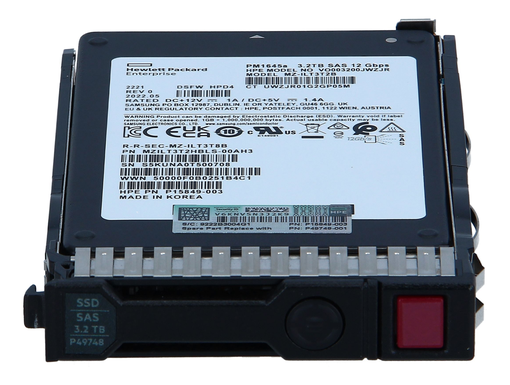 SSD HPE 3.2TB SAS MU SFF SC MV P49052-B21