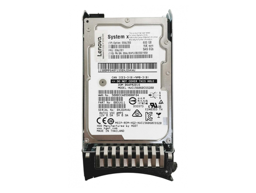 HDD IBM 600GB 15K 6G 2.5" SFF SAS 00AJ300 00AJ301 00AJ304