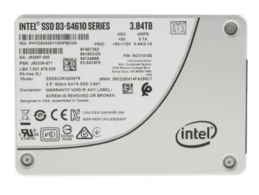 SSD Intel S4610 3.8TB SSDSC2KG038T801
