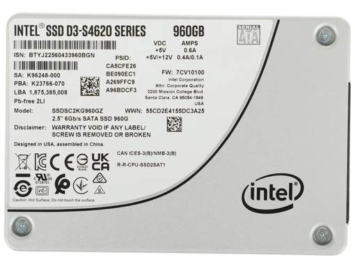 SSD Intel S4620 960GB SSDSC2KG960GZ01