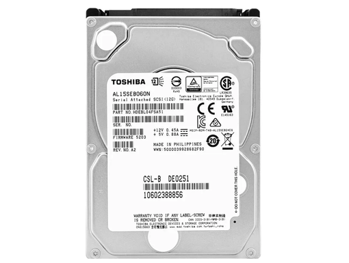 HDD TOSHIBA 600GB 2.5 SFF SAS 12Gb/s 10k 512n AL15SEB060N