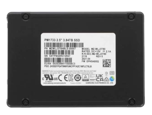 SSD Samsung PM1733 3.84TB 2.6" NVME MZWLJ3T8HBLS-00007