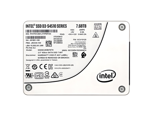 SSD Intel S4510 7.6TB SSDSC2KB076T801