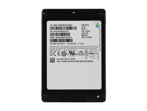 SSD Samsung PM1643A 960 ГБ SAS MZILT960HBHQ MZILT960HBHQ-00007