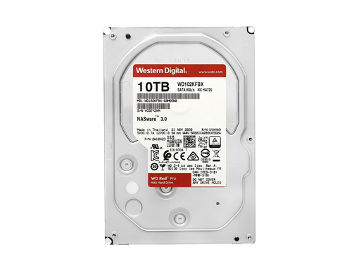 HDD WD RED PRO NAS 10TB 7.2K 6G 3.5" SATA WD102KFBX