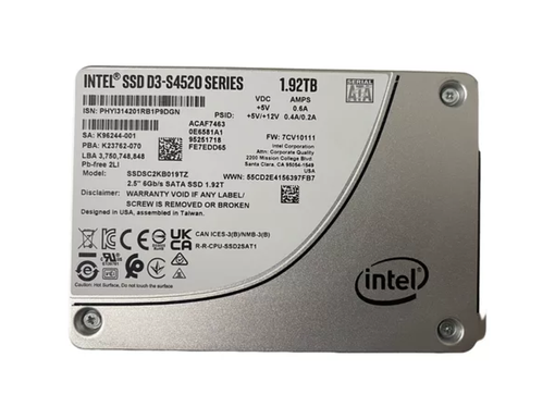 SSD Intel S4520 1.92TB SSDSC2KB019TZ01