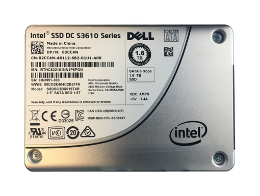 SSD Intel S3610 Series 1.6ТБ DC 2.5" SATA III DELL SSDSC2BX016T4R