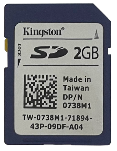 Флеш-карта Dell (Kingston) 2GB SD 0738M1 738M1