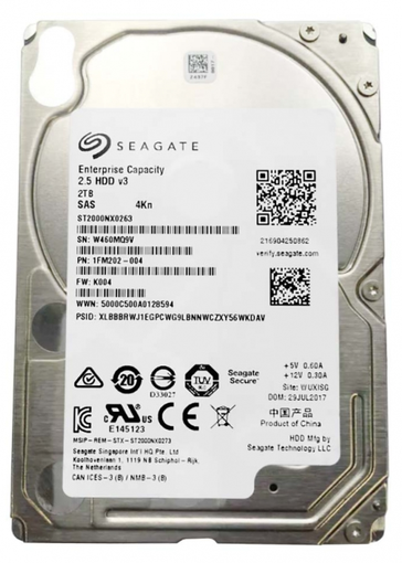 Серверный HDD Seagate 2TB 2.5" SAS 12g