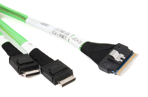 Кабель LSI Logic 05-60001-00 1m x8 SFF-8654 to 2x4 SFF-8612