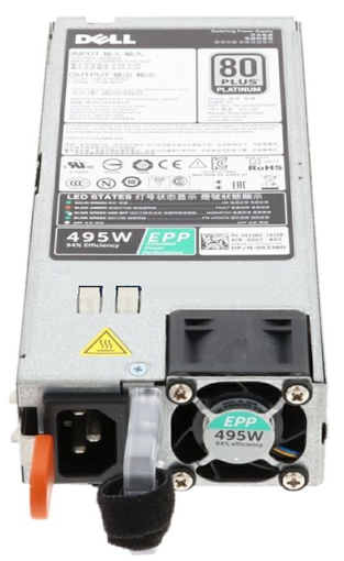 Блок питания Dell 450-AEBM 495W Redundant Hot-Plug 80Plus Platinum