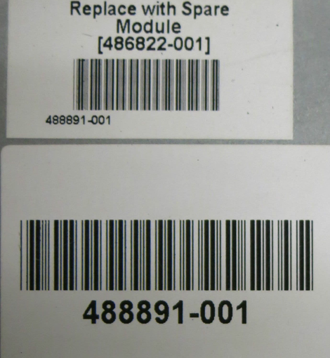 Модуль BLC3000 DUAL DDR2 ONBOARD ADMIN 486822-001