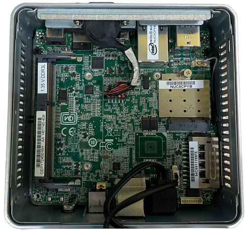 Платформа неттопа Intel NUC5CPYH с зарядкой (без памяти и дисков)