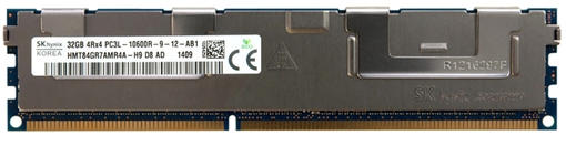 Оперативная память Hynix/Dell 32GB DDR3 PC3-10600R RDIMM HMT84GR7AMR4A-H9