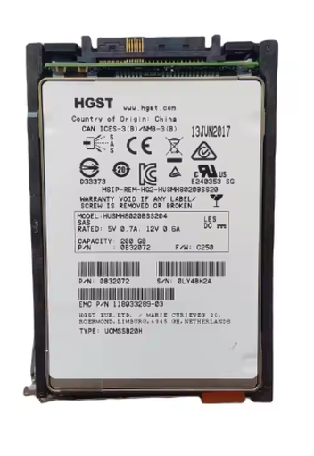 HDD EMC D3-2S12FX-200 200ГБ SAS SSD 2,5" 12G 005051589