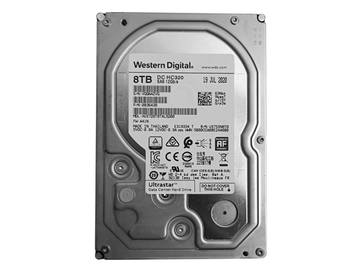 HDD Western Digital Ultrastar DC HC320 8TB 3.5 LFF SAS 12Gb/s 7.2k 512e HUS728T8TAL5200 0B36438 0B36416