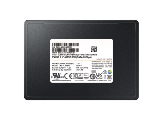 SSD Samsung PM893 480GB 2.5" SATA TLC, MZ7L3480HCHQ-00A07