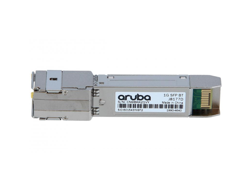 Трансивер Aruba 1GSFP RJ45T 100m Cat5e XCVR J8177D