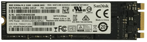 Накопитель SSD HP SATA (Sandisk) X300s 128Gb 6G SED M.2 809813-001