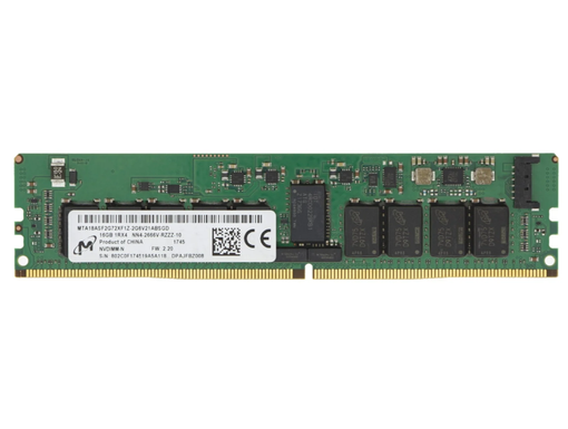 Оперативная память Micron MT 16GB DDR4 2666MHz RDIMM 2Rx4 PC4-2666V-RB2 A36ASF2G72PZ-2G6