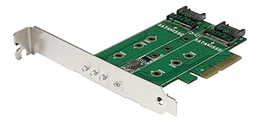 Адаптер StarTech 3 порта M.2 SSD 1 x PCIe (NVMe) M.2, 2 x SATA III M.2 - PCIe 3.0, PEXM2SAT32N1