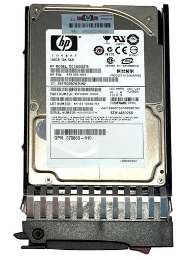 Жесткий диск HDD SAS HPE 146GB 10K 2.5'' 430165-003