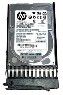 Жесткий диск HDD SATA HPE 1TB 7.2K 2.5" 614828-003