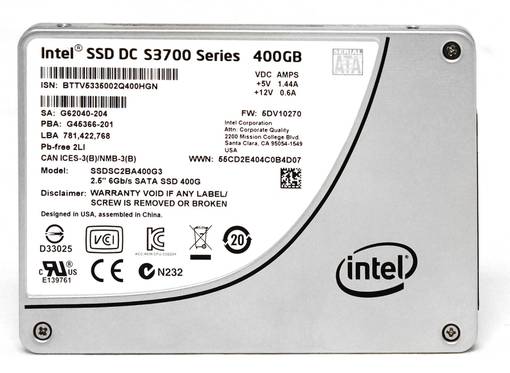 SSD SATA INTEL DC 400GB