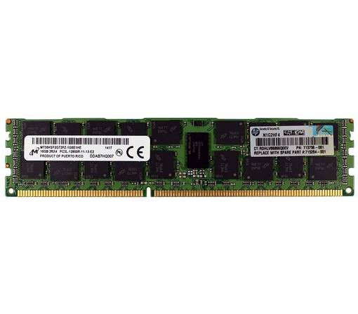 Оперативная память HPE/Micron 16GB 2Rx4 PC3L-12800R 715284-001