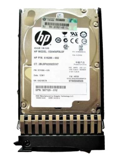 Жесткий диск HDD SAS HPE 450GB 2.5" 619286-002