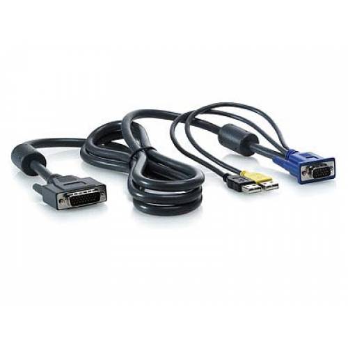 Кабель HPE KVM PS2/USB VIRTUAL MEDIA CAC INTERFACE ADAPTER AF624A 580649-001