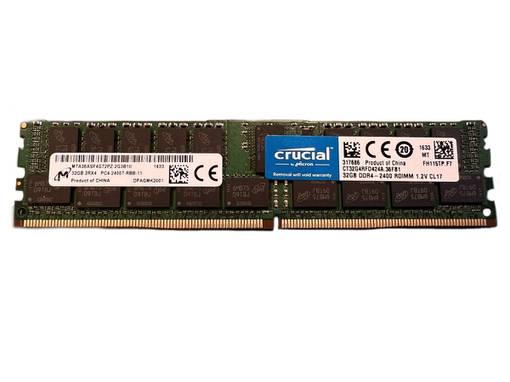 Оперативная память Crucial 32GB 2Rx4 PC4-2400T CT32G4RFD424A.36FB1