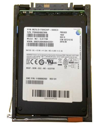 SSD SAS Samsung 1.92TB 2.5" MZ-ILS1T90