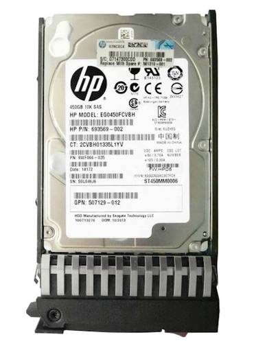 Жесткий диск HDD SAS HPE 450GB 10K 2.5" 581310-001