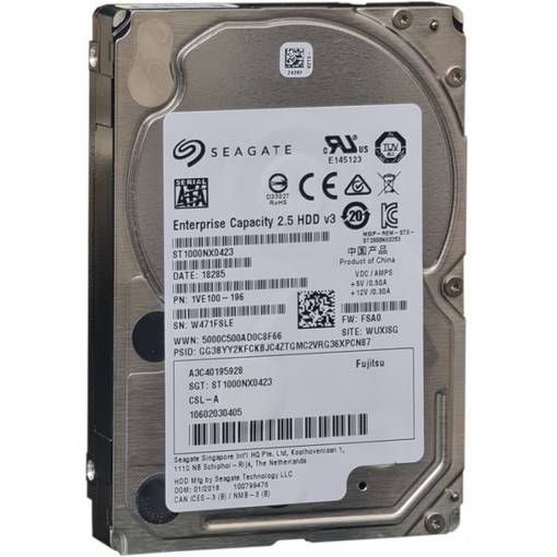 Жесткий диск HDD SATA Seagate 1TB 7.2K 2.5" ST1000NX0423