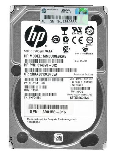 Жесткий диск HDD SATA HPE 500GB 2.5" MM0500EBKAE
