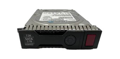 Жесткий диск HDD SATA HPE 2TB 7.2K 3.5" 658102-001