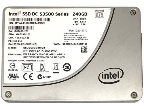 SSD SATA Intel 240GB 2.5" SSDSC2BB240G4