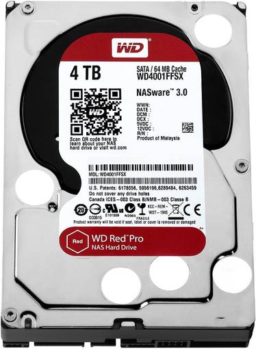 Жесткий диск HDD SATA WD 4TB 3.5" WD4001FFSX-68JNUN0