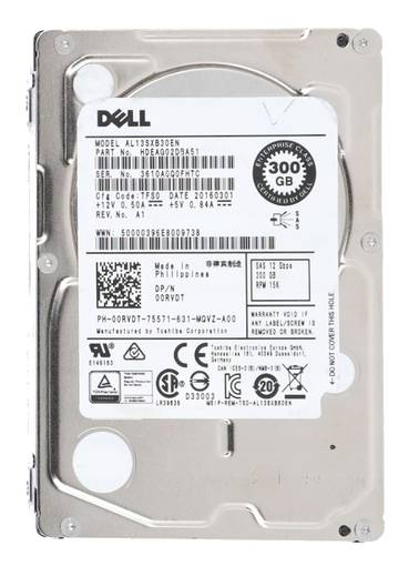 Жесткий диск HDD SAS Dell 300GB 15K 2.5" 00RVDT