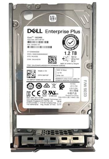 Жесткий диск HDD SAS Dell 1.2TB 10K 2.5" 0MFK2F