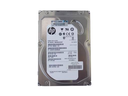 Жесткий диск HDD SATA HPE 500GB 7.2K 3.5" 658084-001