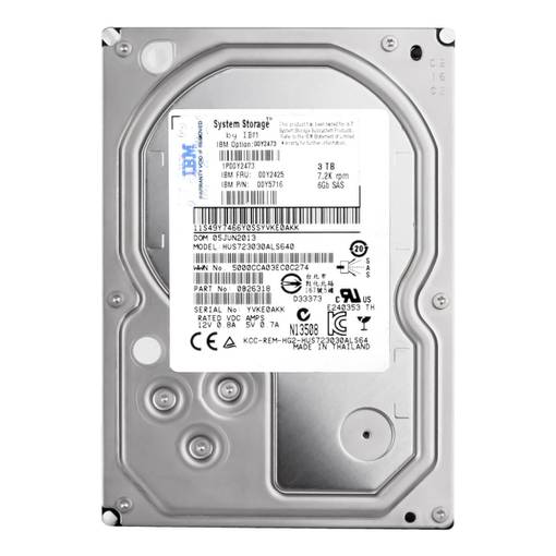 Жесткий диск HDD SAS IBM 3TB 7.2K 3.5" 00Y2425