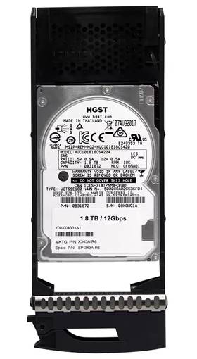 Жесткий диск HDD SAS NetApp 1.8TB 10K 2.5" X343A-R6