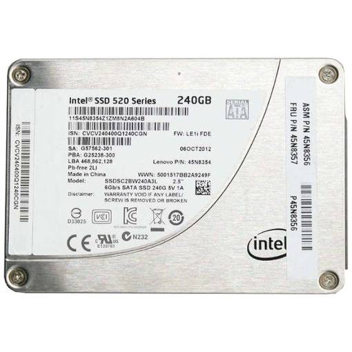 SSD SATA Intel 240GB 2.5" SSDSC2BW240A3L