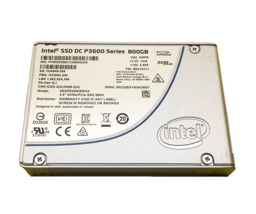 SSD NVMe Intel 800GB 2,5" SSDPE2ME800G4