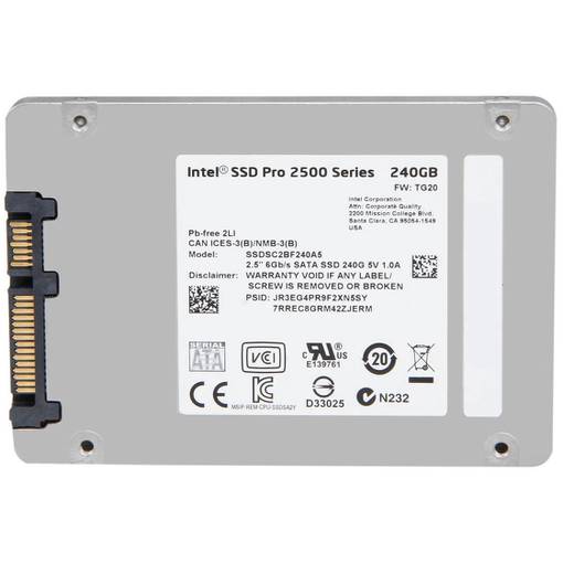 SSD SATA Intel 240GB 2.5" SSDSC2BF240A5